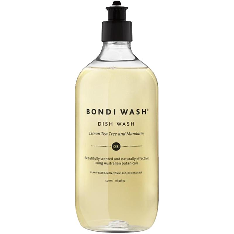 BONDI WASH 碗盘清洁液BONDIWASH柠檬茶树和柑橘500ml除垢抑菌分解异味不伤手