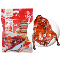 精武 酱卤味 整只醇香酱卤鸭 518g 袋装
