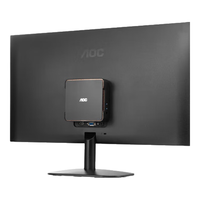 AOC Mini迷你主机 MOSS小苔藓M3 商用办公家用台式电脑(12代四核N95 8G 256G壁挂)23.8英寸