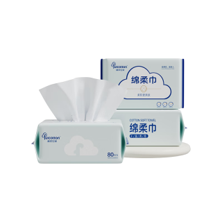 移动端、京东百亿补贴：棉柔世家 婴儿棉柔巾 一次性洗脸巾棉柔巾干湿两用抽纸 3包装