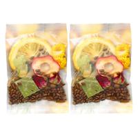 柠檬荷叶茶刮油去脂冬瓜山楂决明子柠檬片泡水喝菊花茶