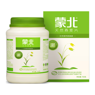 蒙北 即食 天然麦片 700g