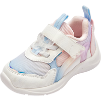 巴拉巴拉宝宝稳步鞋女童轻便跑鞋2024春秋透气婴儿鞋 白花色调00310 21码
