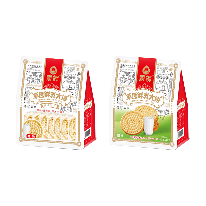 蒙辉 草原鲜乳大饼 308g