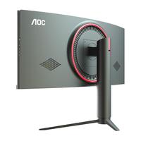 AOC AIO的卢958 27英寸曲面高清办公台式一体机电脑(酷睿i7-11800H 16G 512G固态 双频WiFi 1200R曲率 键鼠)