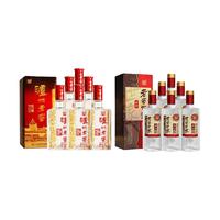 泸州老窖白酒六年窖整箱+世家柔和整箱（500ml*6+500ml*6）浓香型
