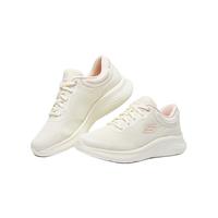 斯凯奇（Skechers）跑鞋户外运动鞋系带网面女鞋波浪软底休闲鞋150048 米白色粉色/OFPK 38