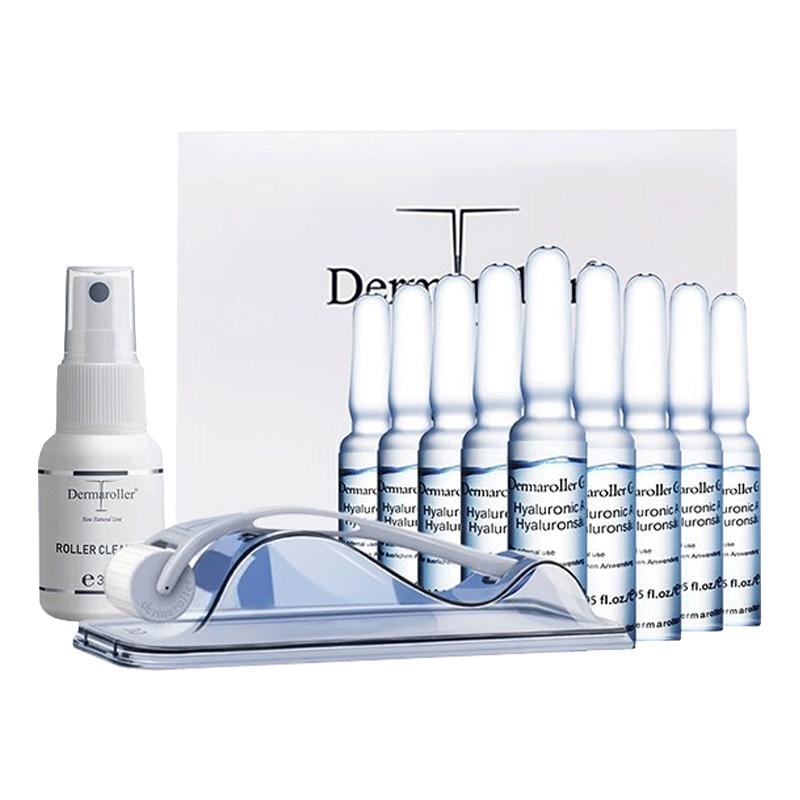  Dermaroller 玻尿酸精华 护肤套装+导入仪  75ml