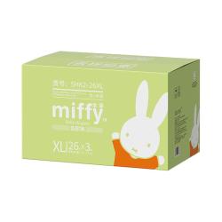 SOLOVE 6码solove米菲芯呼吸婴儿超薄柔软纸尿裤XL透气宝宝干爽尿不湿