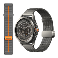 MI 小米 Xiaomi Watch S4 Sport 智能手表 钛金属米兰尼斯表带+Xiaomi Watch Strap 编织户外表带