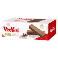 好吃点 VeeKin巧克力味威化饼干612g盒装  办公室休闲零食野餐