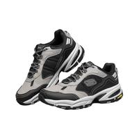 SKECHERS斯凯奇 237145 厚底增高缓震 灰色/黑色 39 男士休闲鞋