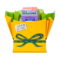 Ricola 多口味薄荷糖礼盒40g*6盒装 清新6盒装抽拉礼盒