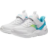 ANTA校园跑步鞋安踏男童鞋春秋季中大童魔术贴轻便软弹儿童运动鞋