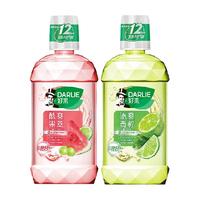 好来 原黑人漱口水减少口腔细菌温和防护清新口气250ml*2