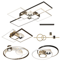 VVS 智能护眼客厅灯led吸顶灯现代简约灯具大全中山全屋灯具套餐灯饰 三室两厅无极调光