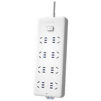 PHILIPS 飞利浦 2180WB/93 新国标八位五孔插排 3m