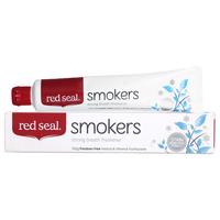 red seal 红印 烟民牙膏 双重薄荷牙膏 无氟去减少牙渍牙垢黄牙烟渍烟民牙膏双重薄荷味 100g