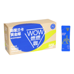 连咖啡 每日鲜萃  斯里兰卡黄金椰黑咖啡  50袋