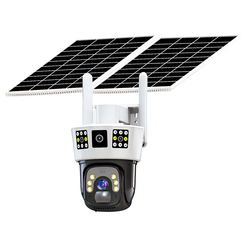  shengshian/声视安 360度全景全彩夜视 太阳能摄像头 4G模块 太阳能板  256GB