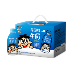 旺旺 每日喝牛奶245ml*12瓶 儿童营养早餐奶 礼盒装