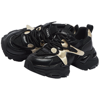 【明星白鹿同款】2025春款时尚老爹鞋厚底运动休闲鞋舒适女鞋