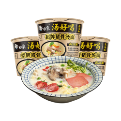 白象 招牌猪骨面 6桶装
