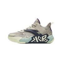 安踏儿童运动鞋男大童25夏耐磨实战水泥氪星专业篮球鞋A12511101J 青烟灰/沙丘灰-5 37