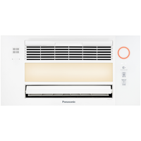 Panasonic 松下 浴霸暖风照明排气一体通用吊顶式十合一语音智控除菌暖风机双电机 FV-54BET1C照明