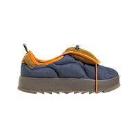 adidas「面包鞋」阿迪达斯三叶草PUFFYLETTE男女运动鞋IF3956 深蓝/棕 42(260mm)