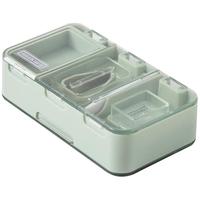 Daisy Leaf 菊の葉 切药器分药器一分二四分之一药片分割器便携药盒一周药品分装盒