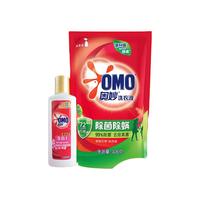 奥妙 OMO奥妙洗衣液除菌除螨家用持久留香深层洁净实惠袋装瓶装补充装 除菌除螨袋装400g+全自动100g