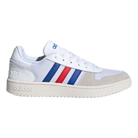 adidas NEO Hoops 2.0 男子休闲运动鞋 FW8250 白/米色/蓝/红 40