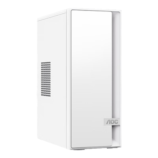 AOC 荣光920 高性能商用办公台式机电脑主机（12代i5-12450H 16G 512G SSD WIFI商务键鼠 三年上门） 单主机