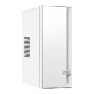 AOC 荣光920 高性能商用办公台式机电脑主机（12代i5-12450H 16G 512G SSD WIFI商务键鼠 三年上门） 单主机