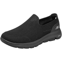 斯凯奇(Skechers)GOWALK运动鞋男鞋夏季薄款网面透气一脚蹬爸爸鞋健步鞋 141-黑色/白色 42.5 全黑色-059 42.5码