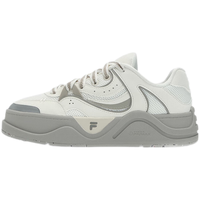 斐乐（FILA）FILA FUSION潮牌女鞋板鞋2023秋厚底运动休闲鞋 微白/麻绳棕-WA 36.5