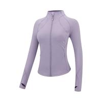 VfU喵喵绒健身服跑步外套女加绒夹克运动上衣秋冬瑜伽服保暖长袖