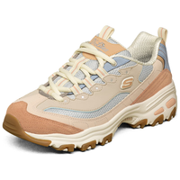 斯凯奇（SKECHERS）女鞋春季奶茶熊莫兰迪熊猫鞋厚底增高老爹百搭休闲运动鞋149238 玫瑰红色/ROS 35