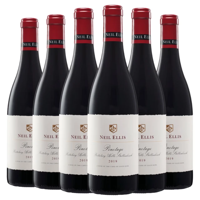 霓爱思（NEIL ELLIS）南非原瓶进口红酒 品乐塔吉干红葡萄酒2019 国家酒馆海外直采 整箱750ml*6瓶