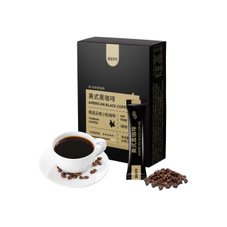 鲨鱼菲特 黑咖啡粉 2g*80条+冰川杯