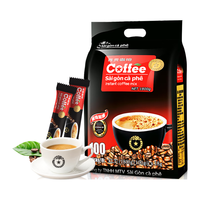 SAGOCAFE 西贡咖啡 西贡越南进口三合一速溶炭烧咖啡1800g(18gx100条)