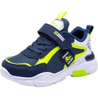 哈比熊童鞋春秋款儿童运动鞋男女童网面休闲鞋ASA6586 深蓝绿(网面)34码