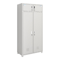 洛来宝 制式营具 部队宿舍更衣柜加厚铁皮内务柜 双门物品士兵柜（高2000*宽900*深500mm）