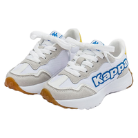 KidsKappa Kids儿童男童秋季女童休闲鞋中大童运动鞋子 白灰|亲子鞋|四季可穿 36码 内长23.3适合脚长22.3
