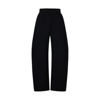 MO&Co./摩安珂 高腰 女士休闲裤  XS /155 黑色