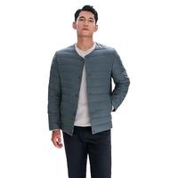 海澜之家羽绒服男25新轻商务经典系列白鸭绒外套男冬HWRAW4J072A 蓝灰3H 3XL 190/104A 177~190斤