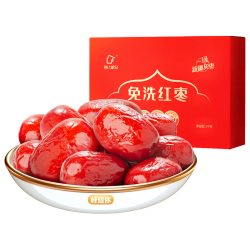 好想你 树上粮仓一级免洗灰枣1000g礼盒装免洗即食红枣子新疆特产