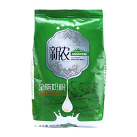 新农 新疆全脂奶粉袋装 0添加剂纯牛奶粉中老年成人奶粉 全脂奶粉400g*1袋