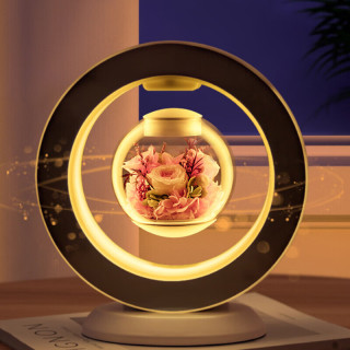 甜蜜点 I'M HUA HUA 磁悬浮永生花+礼盒+礼袋